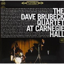 Dave Brubeck Dave Brubeck Quartet At Carnegie Hall 180gm Vinyl 2 LP