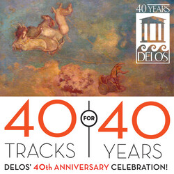 Various 40 Tracks For 40 Years (Delos' 40th Anniversary Celebration!) Vinyl LP