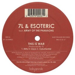 7L & Esoteric This Is War Vinyl 12"