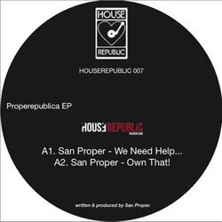 San Proper Properepublica Vinyl 12"