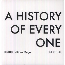 Bill Orcutt History Of Every One Vinyl LP