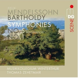 Musikkollegium Winterthur Mendelssohn: Symphonies Nos. 1 & 5 SACD CD