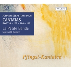 Bach Samann Genz Crabben Kuijken Cantatas16 Bwv34 129 173 & 184 SACD CD