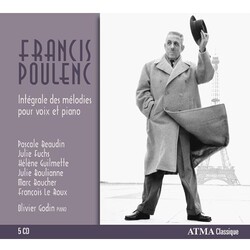 PoulencF. Integrales Melodies Pour Voix Et Piano 5 CD