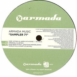 V/A Armada Music Sampler 71 Dash Berlin/Rank 1 Vinyl 12"