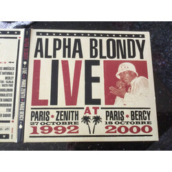 Alpha Blondy Live At Paris 3 CD
