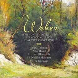 English Chamber Orchestra Weber: Symphonies Overtures Concertos 4 CD