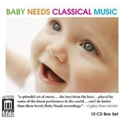 Mozart/Vivaldi/Bach/Beethoven/Handel/Brahms/Schuma Baby Needs Classical Music 10 CD