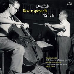 Antonín Dvořák / Mstislav Rostropovich / The Czech Philharmonic Orchestra / Václav Talich Cello Concerto in B Minor, Op. 104 Vinyl LP
