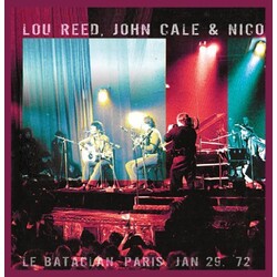 Lou & John Cale & Nico Reed Le Bataclan Paris. Jan 29 '72 Vinyl 2 LP