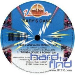 Gary'S Gang Keep On Dancin/Lets Lovedance Tonight VINYL LP