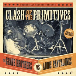 Grave Brothers Vs. Adios Pantalones Clash Of The Primitives Vinyl 2 LP