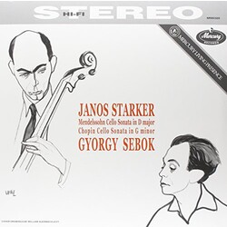 Janos & Gyorgy Sebok Starker Mendelssohn/Chopin-Cello Sonatas 180gm Vinyl LP