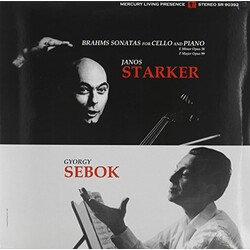 Janos & Gyorgy Sebok Starker Brahms-Sonatas For Cello & Piano Nos. 1 & 2 180gm Vinyl LP