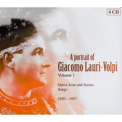 Giacomo Lauri-Volpi Vol. 1-Portrait Of 4 CD