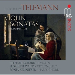 Stephan Schard (Violin)/ Elisabeth Wand( Telemann: Six Sonates ? Violon Seul SACD CD