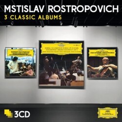 Mstislav Rostropovich Rostropovich-Three Classic Albums ltd 3 CD
