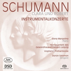 Schumann C Margolina Vogtland Philharmonie Instrumentalkonzerte (Hybr) SACD CD