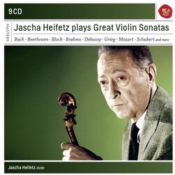 Jascha Heifetz Plays Sonatas For Violin box set 9 CD