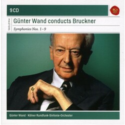 Gunter Wand Bruckner: Symphonies Nos. 1-9 box set 9 CD