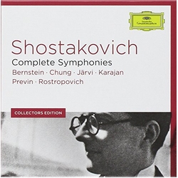 Dmitri Shostakovich / Leonard Bernstein / Myung-Whun Chung / Neeme Järvi / Herbert von Karajan / André Previn / Mstislav Rostropovich Complete Symphon