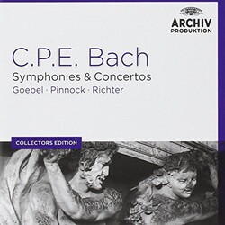 Carl Philipp Emanuel Bach / Reinhard Goebel / Trevor Pinnock / Karl Richter Symphonies & Concertos Vinyl LP