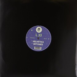L 33 Helvetica/Detuned Vinyl 12"