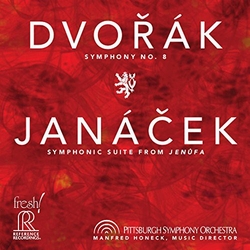 Antonín Dvořák / Leoš Janáček / The Pittsburgh Symphony Orchestra / Manfred Honeck Symphony No. 8 / Symphonic Suite From Jenůfa Vinyl LP