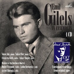 Mozart Emil Gilils In Ensembles box set 4 CD