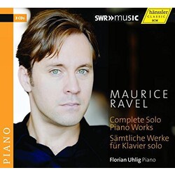 Ravel / Uhlig Comp Solo Pno Works 3 CD