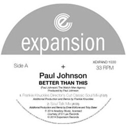 Paul Johnson Better Than This Vinyl 12"