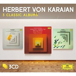Herbert von Karajan / Arnold Schoenberg / Alban Berg / Anton Webern / Berliner Philharmoniker 3 Classic Albums Vinyl LP