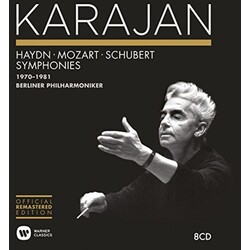 Haydn / Mozart / Schubert / Karajan Classical & Early Romantic Recordings 1970-1981 8 CD