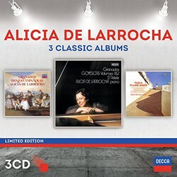 Alicia De Larrocha Alicia De Larrocha: Three Classic Albums ltd 3 CD