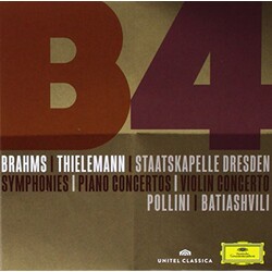 Brahms / Thielemann / Staatskapelle / Pollini Symphonies / Piano Concertos / Violin Concerto 5 CD