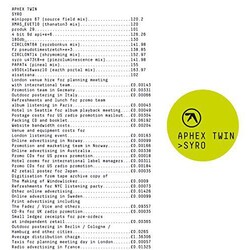 Aphex Twin Syro g/f w/download vinyl LP