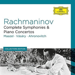 Sergei Vasilyevich Rachmaninoff / Lorin Maazel / Tamás Vásáry / Yuri Ahronovitch Complete Symphonies & Piano Concertos Vinyl LP