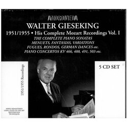 Mozart Complete Recordings Of Wal box set 5 CD