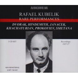 Dvorak Hindemith Janacek Rafael Kubelik Rare Performance Box Set CD
