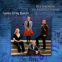 Beethoven / Cypress String Quartet Middle String Quartets 3 CD