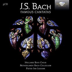 Bach / Holland Boys Choir / Leusink Famous Cantatas 5 CD