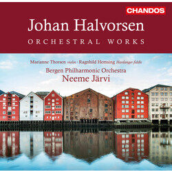 Johan Halvorsen / Bergen Filharmoniske Orkester / Neeme Järvi Orchestral Works Vinyl LP