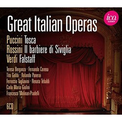 Puccini / Verdi / Rossini / Giulini / Tebaldi Great Italian Operas 6 CD