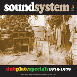 Various Artist Soundsystem Dub Plate Specials 1975-79 Vinyl LP