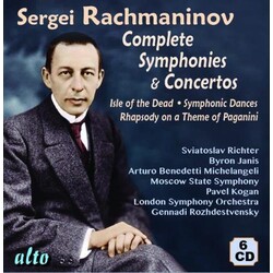 Rachmaninoff / Richter / Simon / London Sym Orch Complete Symphonies & Concertos 6 CD