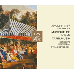Telemann/Bruggen/Concerto Amsterdam Telemann: Tafelmusik (Complete) 4 CD