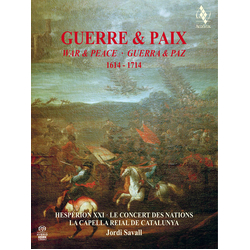 Guerre & Paix Savall Jordi War & Peace 1614-1714 (Hybr) (Ms) SACD CD