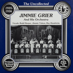 Jimmie & Orchestra Grier Uncollected Vinyl LP