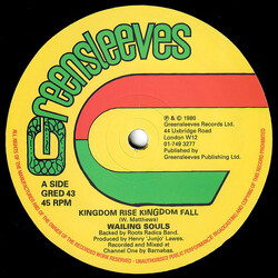 Wailing Souls Kingdom Rise Kingdom Fall Vinyl