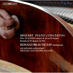 Mozart Brautigam Koelner Akademie Willens Piano Concertos Nos. 15 & 16 SACD